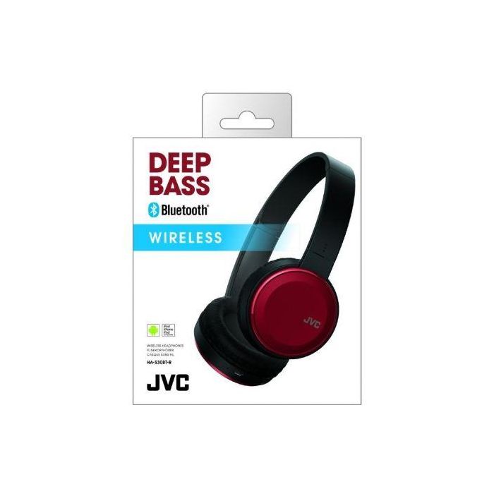 Auriculares Inalámbricos JVC HA-S30BT/ con Micrófono/ Bluetooth/ Rojos 1 Auriculares Inalámbricos JVC HA-S30BT/ con Micrófono/ Bluetooth/ Rojos 1