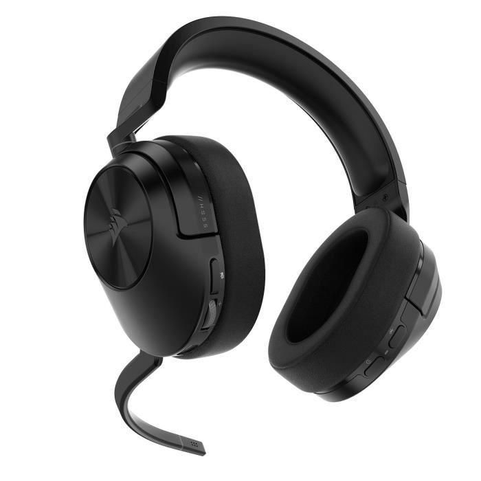 Corsair HS55 Auriculares Gaming Inalámbricos 2.4 GHz Bluetooth Sonido Envolvente 7.1 Micrófono Omnidireccional Plegable Negro 2 Corsair HS55 Auriculares Gaming Inalámbricos 2.4 GHz Bluetooth Sonido Envolvente 7.1 Micrófono Omnidireccional Plegable Negro 2