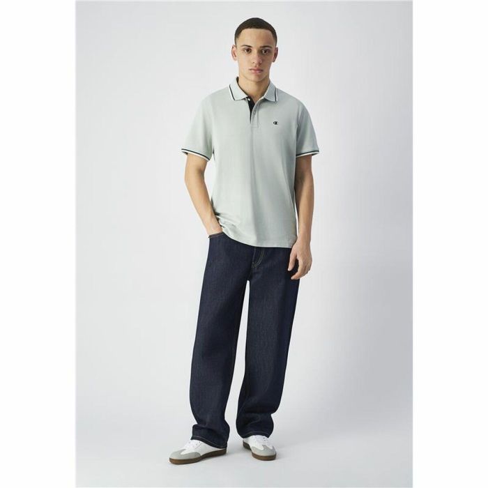 Polo de Manga Corta Hombre Champion Blanco 41 1