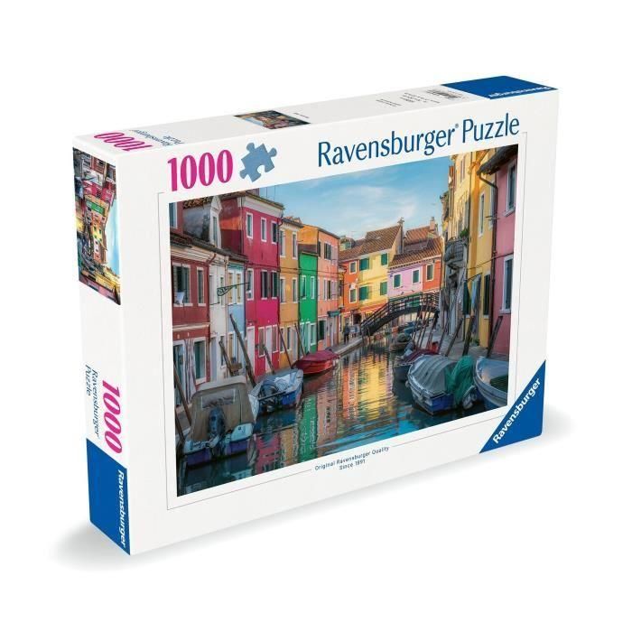 Ravensburger - Puzzle de 1000 piezas - Burano, Italia - Adultos y niños a partir de 14 años - Puzzle de alta calidad - 12000623 4 Ravensburger - Puzzle de 1000 piezas - Burano, Italia - Adultos y niños a partir de 14 años - Puzzle de alta calidad - 12000623 4