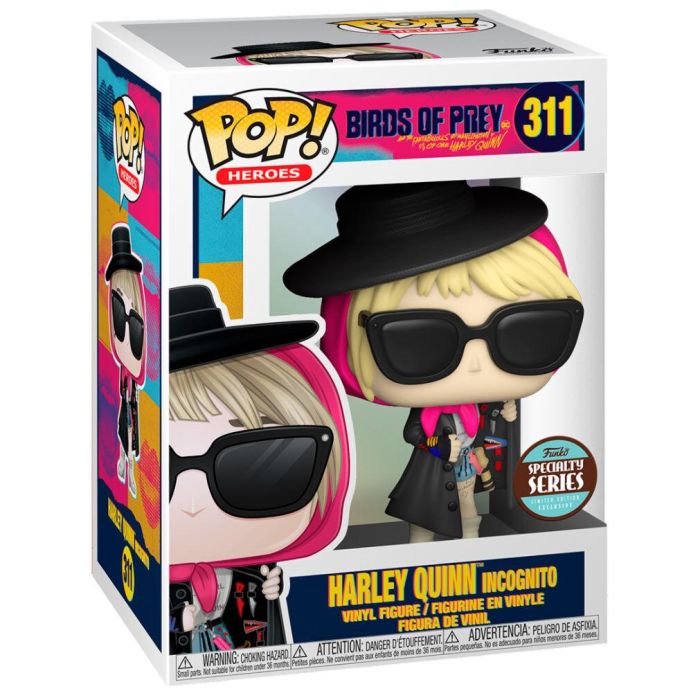 Figura POP Birds of Prey Harley Quinn Incognito Exclusive 1