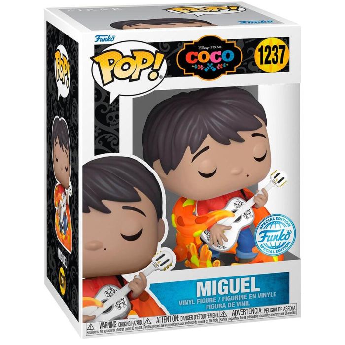 Funko Pop! Disney Coco - Miguel con Guitarra Brilla en la Oscuridad EXCLUSIVO 66371 2 Funko Pop! Disney Coco - Miguel con Guitarra Brilla en la Oscuridad EXCLUSIVO 66371 2