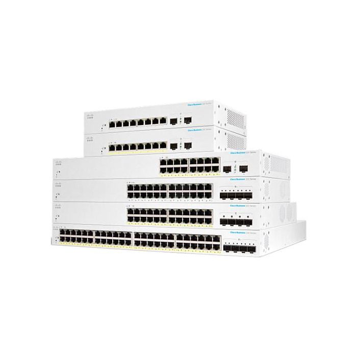 Cisco CBS220-48P-4G-EU Switch Gestionado 48 Puertos Gigabit Ethernet PoE 382W