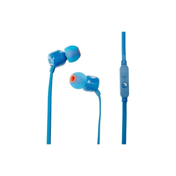 JBL Auriculares Intrauditivos Tune 110 con Micrófono y Jack 3.5 mm, Azules - JBLT110BLU 1 JBL Auriculares Intrauditivos Tune 110 con Micrófono y Jack 3.5 mm, Azules - JBLT110BLU 1