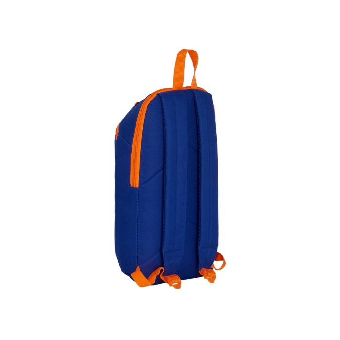 Safta Mini Mochila Valencia Basket 22x39x10cm Azul y Naranja 1