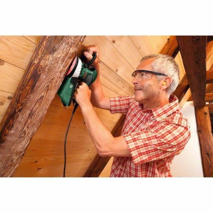 Bosch PEX 400 AE Lijadora Rotorbital Excéntrica Compacta 350W con Plato de 125mm, Velocidad Variable, Sistema Microfiltro y Estuche 11 Bosch PEX 400 AE Lijadora Rotorbital Excéntrica Compacta 350W con Plato de 125mm, Velocidad Variable, Sistema Microfiltro y Estuche 11