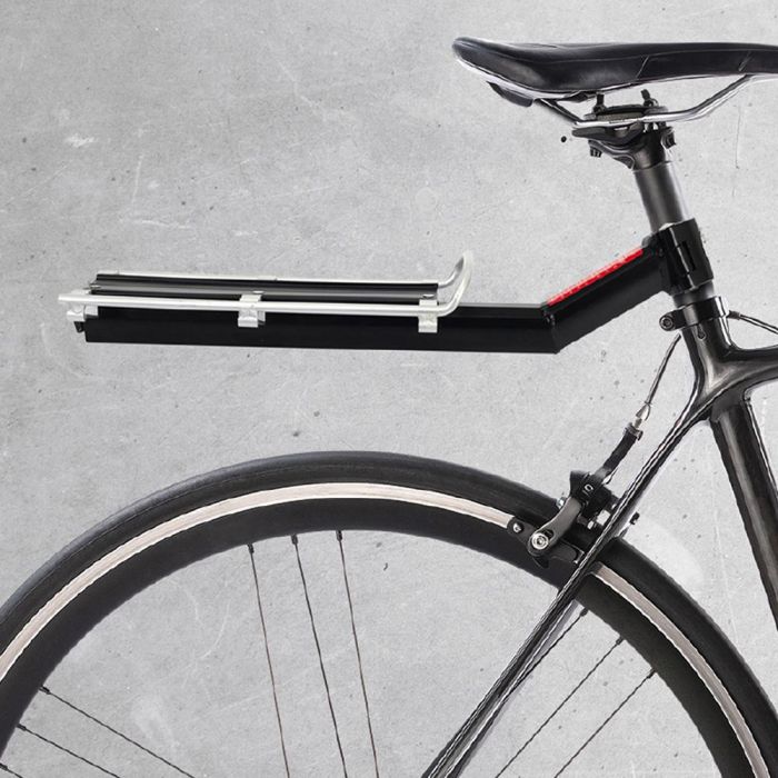 Be Mix Portaequipajes Bicicleta Velo Soporte 30kg Metal Fácil Instalación 5