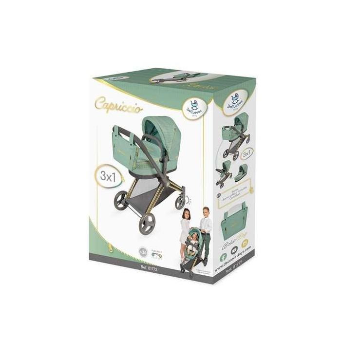 Coche de muñeca 3x1 plegable, para muñecas de hasta 50 cm. 10 Coche de muñeca 3x1 plegable, para muñecas de hasta 50 cm. 10