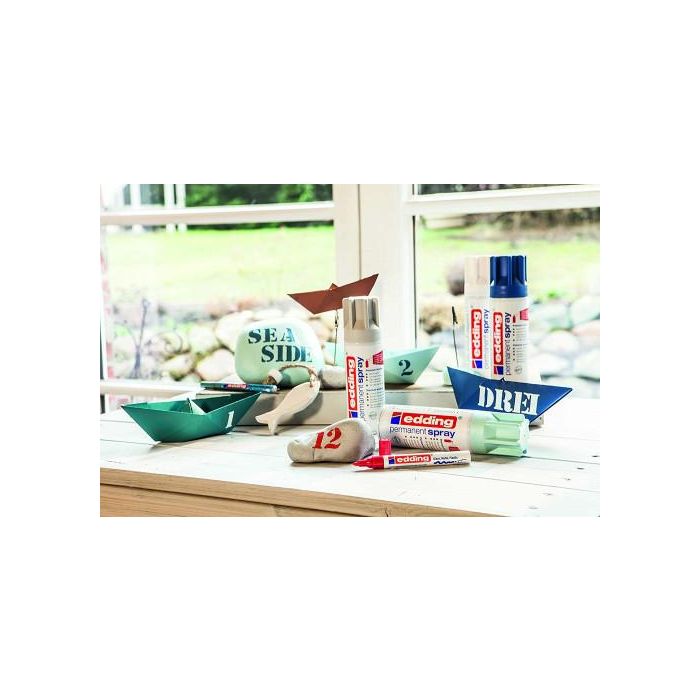 Edding Spray Pintura Acrílica Blanco Crema Mate 5200-921 Alta Gama 240gr Interior/Exterior Resistente Secado Rápido 2 Edding Spray Pintura Acrílica Blanco Crema Mate 5200-921 Alta Gama 240gr Interior/Exterior Resistente Secado Rápido 2