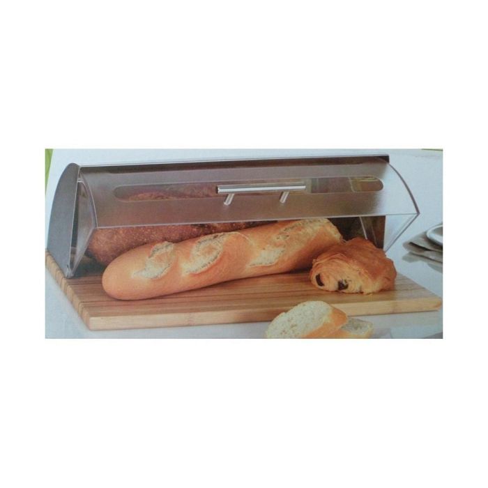 Panera 5five Simply Smart Bambou cuisine Plateado Cromado 39 x 26,5 x 15,5 cm Madera 1 Panera 5five Simply Smart Bambou cuisine Plateado Cromado 39 x 26,5 x 15,5 cm Madera 1