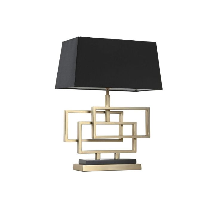 Lampara Sobremesa Item Home DKD Home Decor Dorado Negro 44 x 71 x 28 cm