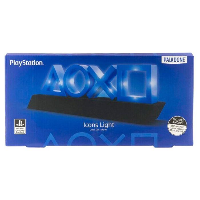 Lámpara Decorativa Paladone PlayStation Icons PS5/ USB 3 Lámpara Decorativa Paladone PlayStation Icons PS5/ USB 3