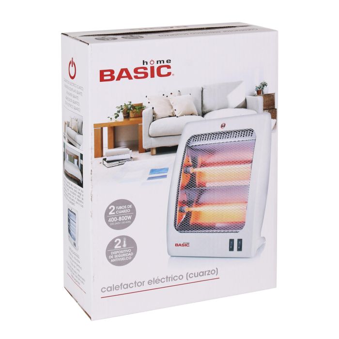 Calefactor Eléctrico Basic Home 400-800W (4 Unidades) 2 Calefactor Eléctrico Basic Home 400-800W (4 Unidades) 2