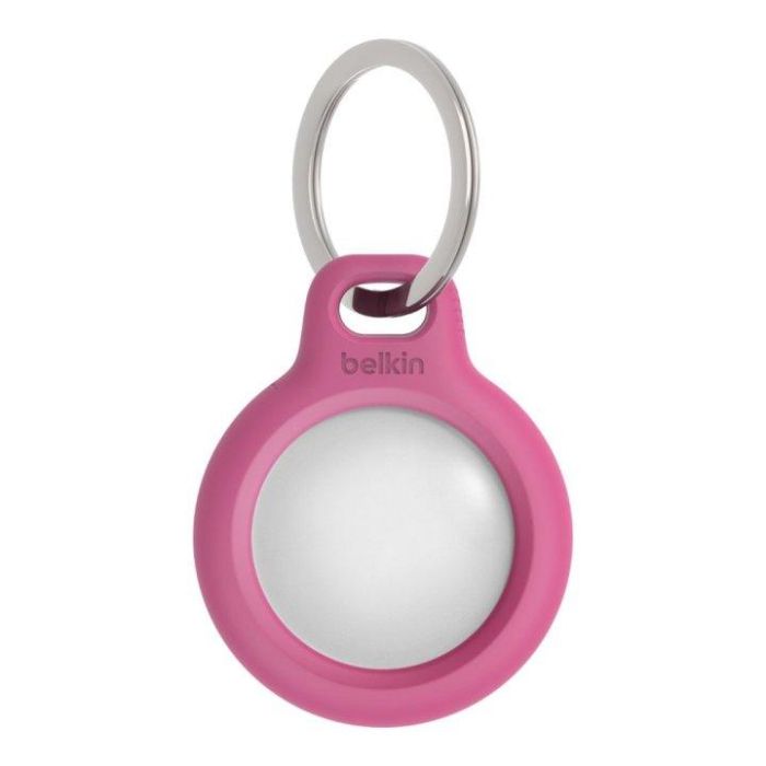 Belkin F8W973BTPNK Llavero para Apple AirTag Rosa - Protección y Estilo para tus Llaves y Mochilas 1