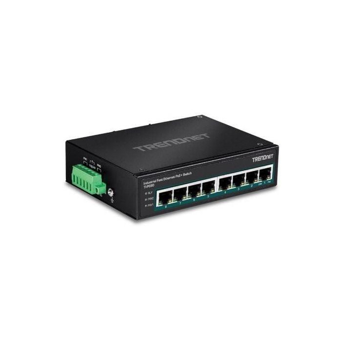 Switch TRENDnet TI-PE80 8 Puertos/ RJ-45 Gigabit 10/100 PoE Switch TRENDnet TI-PE80 8 Puertos/ RJ-45 Gigabit 10/100 PoE