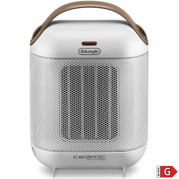 De'Longhi HFX30C18 Calentador Ventilador Cerámico Móvil 1800W, Termostato Ajustable, Ventilación Verano y Seguridad Antivuelco Blanco Marfil 2 De'Longhi HFX30C18 Calentador Ventilador Cerámico Móvil 1800W, Termostato Ajustable, Ventilación Verano y Seguridad Antivuelco Blanco Marfil 2