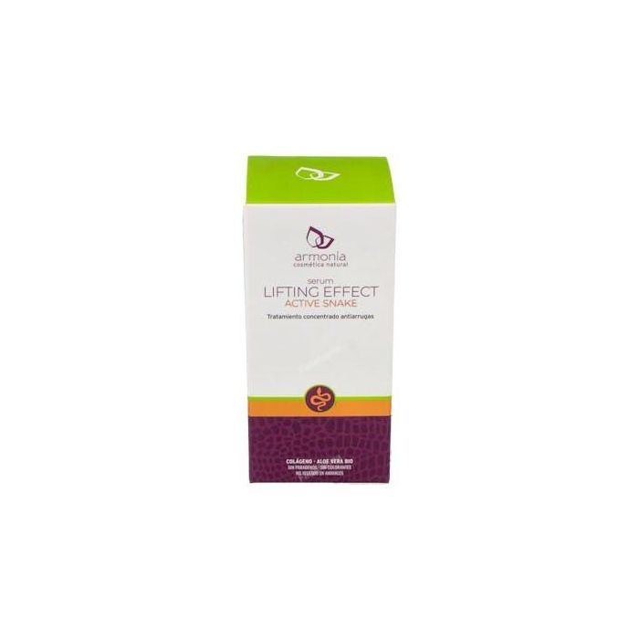 ARMONIA Serum Veneno de Serpiente Active Snake 30ml Antiarrugas Alisador Líneas Expresión Colágeno Hialurónico