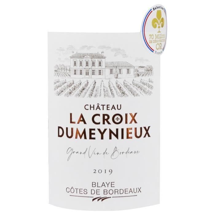 Château La Croix Dumeynieux 2019 Blaye Côtes de Bordeaux - Vino tinto Burdeos 1