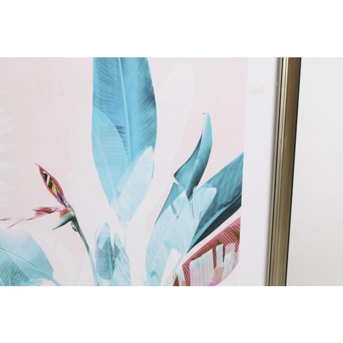 DKD Home Decor Set de Cuadros para Pared Estilo Tropical de MDF y Cristal, en Rosa, Turquesa y Negro, 80x60x4 cm (Pack de 3 Unidades) 2 DKD Home Decor Set de Cuadros para Pared Estilo Tropical de MDF y Cristal, en Rosa, Turquesa y Negro, 80x60x4 cm (Pack de 3 Unidades) 2