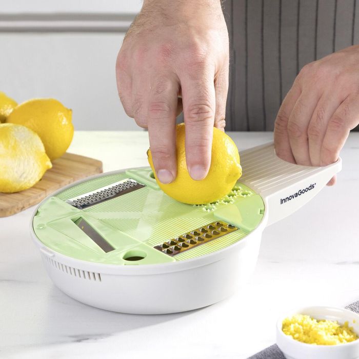 Rallador-Cortador Multifunción 6 en 1 con Accesorios y Recetas Gradder InnovaGoods 7 Rallador-Cortador Multifunción 6 en 1 con Accesorios y Recetas Gradder InnovaGoods 7