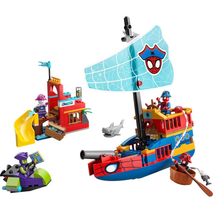 Lego Juego de Construccion Barco Pirata del Equipo Spidey, Edad Mínima 36 Meses 1