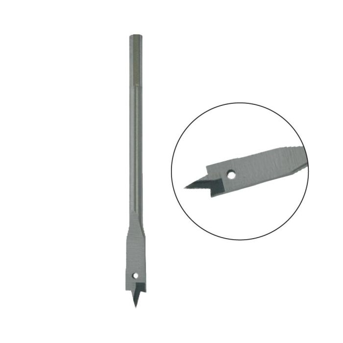 Fischer Broca Pala para Madera, Plástico y Materiales Huecos Ø24mm | Punta Centrado Afilada, Dos Filos, Forjada DIN 7487, Resistente - 1 ud 0 Fischer Broca Pala para Madera, Plástico y Materiales Huecos Ø24mm | Punta Centrado Afilada, Dos Filos, Forjada DIN 7487, Resistente - 1 ud 0