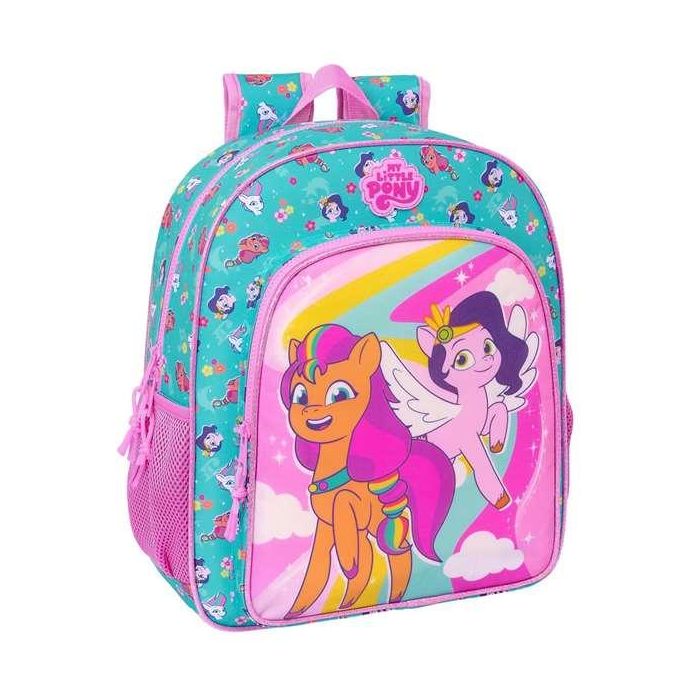 Mochila Escolar My Little Pony Magic Rosa Turquesa 32 x 38 x 12 cm 0 Mochila Escolar My Little Pony Magic Rosa Turquesa 32 x 38 x 12 cm 0