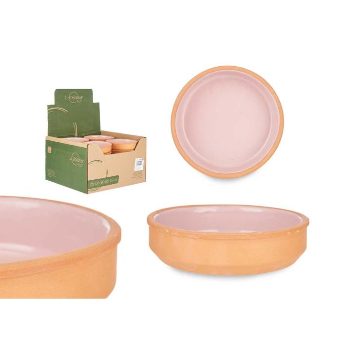 Cazuela Barro Redondo 16Cm Rosa La Dehesa (20 Unidades) Cazuela Barro Redondo 16Cm Rosa La Dehesa (20 Unidades)