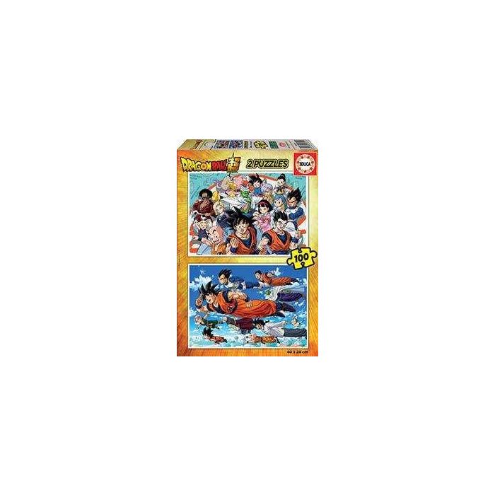 Puzzle 2x100 piezas dragon ball 5 Puzzle 2x100 piezas dragon ball 5