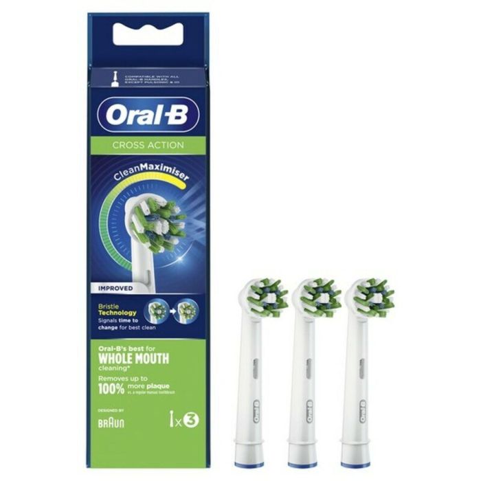 Recambio para Cepillo de Dientes Eléctrico Oral-B EB 50-3 FFS Cross Action 8