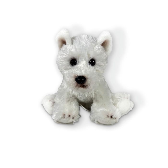Peluche Westie Terrier Blanco Sentado 12Cm 939D00260 Bocalan 2