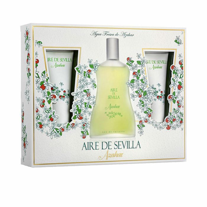 Aire Sevilla Agua Fresca de Azahar Estuche Regalo Mujer 3 Piezas: EDT 100ml + Loción Corporal 100ml + Gel Ducha 100ml