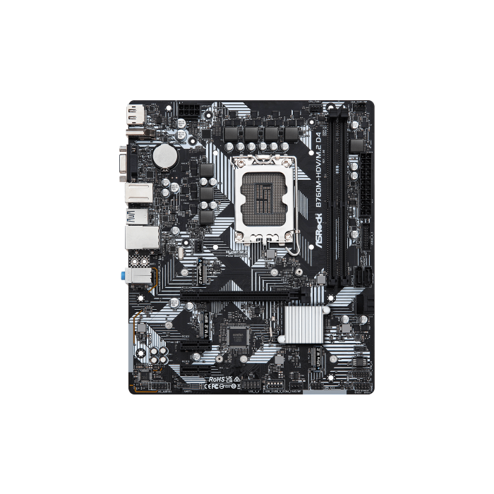 ASRock Placa Base B760M-HDV/M.2 D4 Intel B760 LGA 1700 DDR4 Micro ATX para PC 2 ASRock Placa Base B760M-HDV/M.2 D4 Intel B760 LGA 1700 DDR4 Micro ATX para PC 2