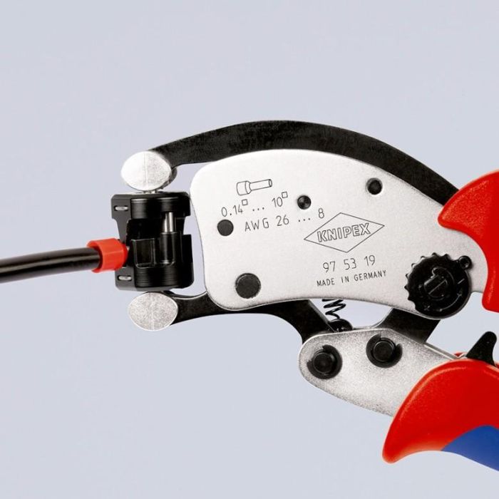 KNIPEX Twistor T Selbsteinst. Crimpzange f. Aderendhlsen 2 KNIPEX Twistor T Selbsteinst. Crimpzange f. Aderendhlsen 2