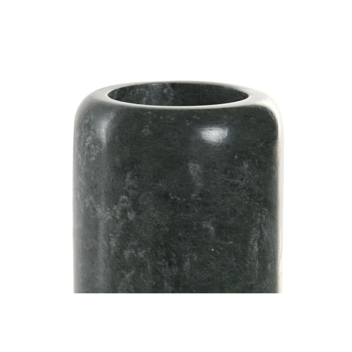 DKD Home Decor Vaso de Mármol Moderno Verde para Bebidas, Apto para Lavavajillas. Con Medidas de 7.5 cm Ancho, 7.5 cm Largo y 10 cm Alto. 2