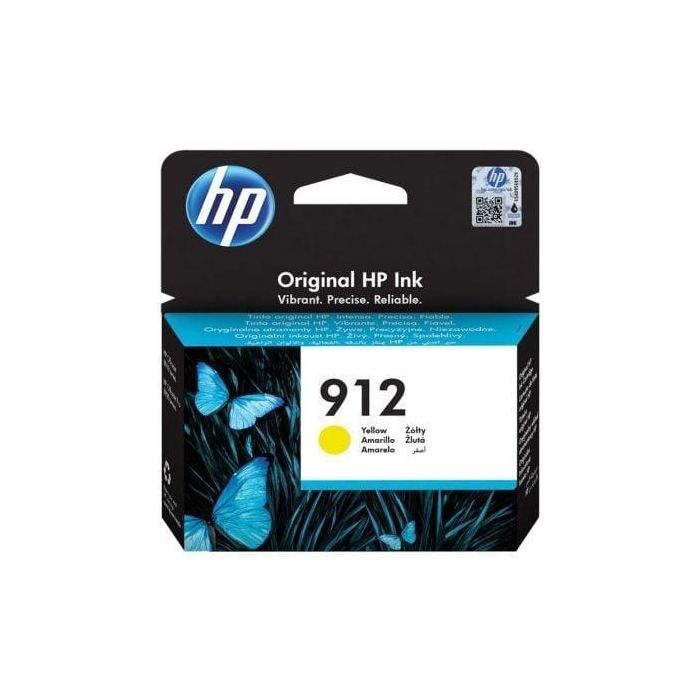 HP nº912 Cartucho Amarillo Officejet 8012, 8014, 8015, Officejet Pro 8022, 8024, 8025, 8035
