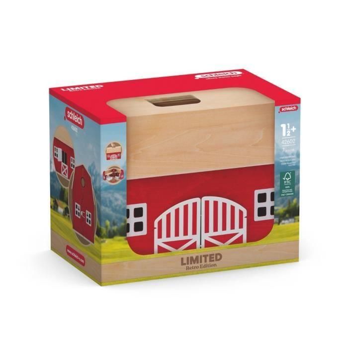 Schleich 42602 Farm World - Figura retro de madera