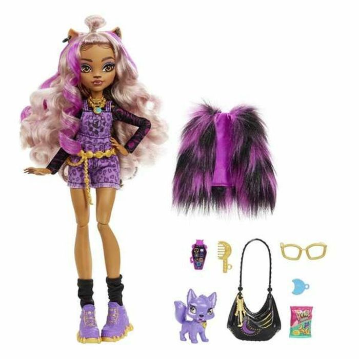 Monster High HHK52 Muñeca Fashion Clawdeen Wolf con Mascota, Juguete para Niñas y Niños a partir de 4 años 6