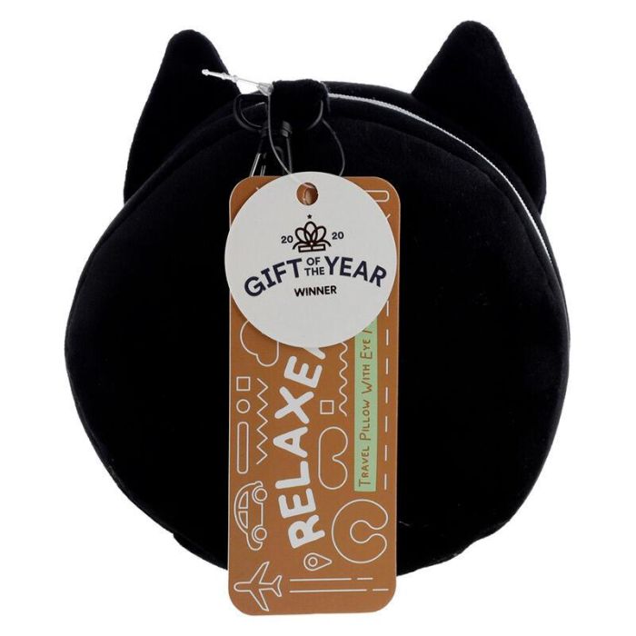 Almohada viaje antifaz Gato Feline Fine Relaxeazzz 2