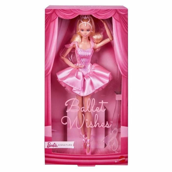 Barbie JBJ09 Muñeca Bailarina Estrella Rosa 31cm para Niñas +6 Años 8