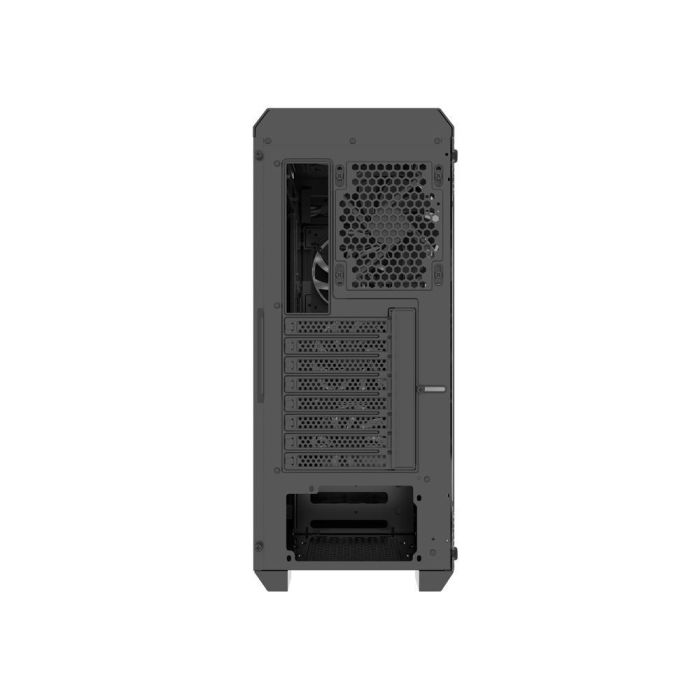 Genesis Irid 505F Caja Gaming Midi Tower ATX/Micro-ATX/Mini-ITX con 5 Ventiladores Preinstalados, Panel Lateral Cristal Templado Negro 9
