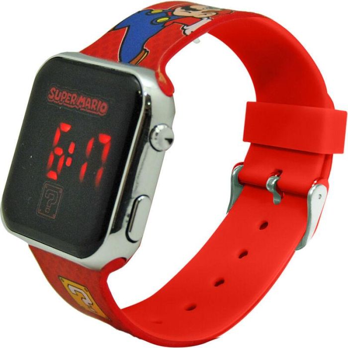 Kids Licensing Gsm4107 Reloj LED Digital Super Mario para Niños +5 años con Fecha 2