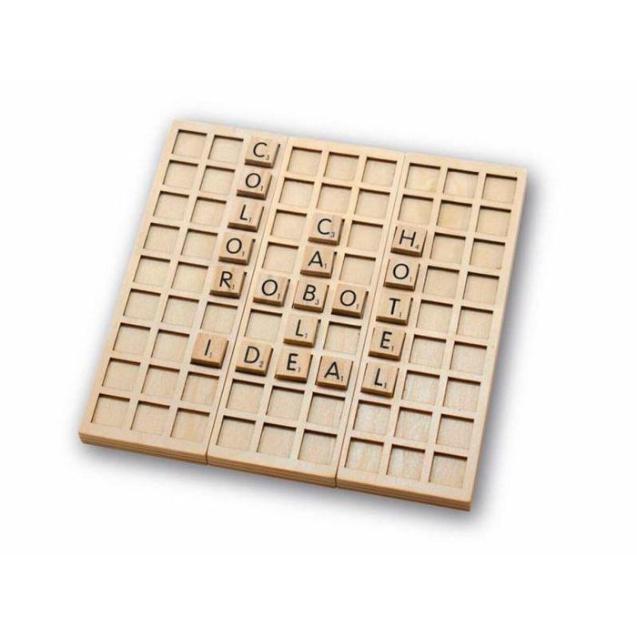 Juego formapalabras travel metal box (100 % madera fsc) 4 Juego formapalabras travel metal box (100 % madera fsc) 4
