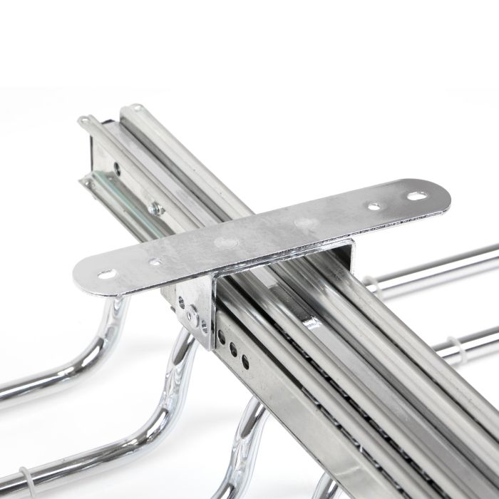 Emuca Pantalonero doble extraíble para armario Self, Acero y Plástico, Cromado 4