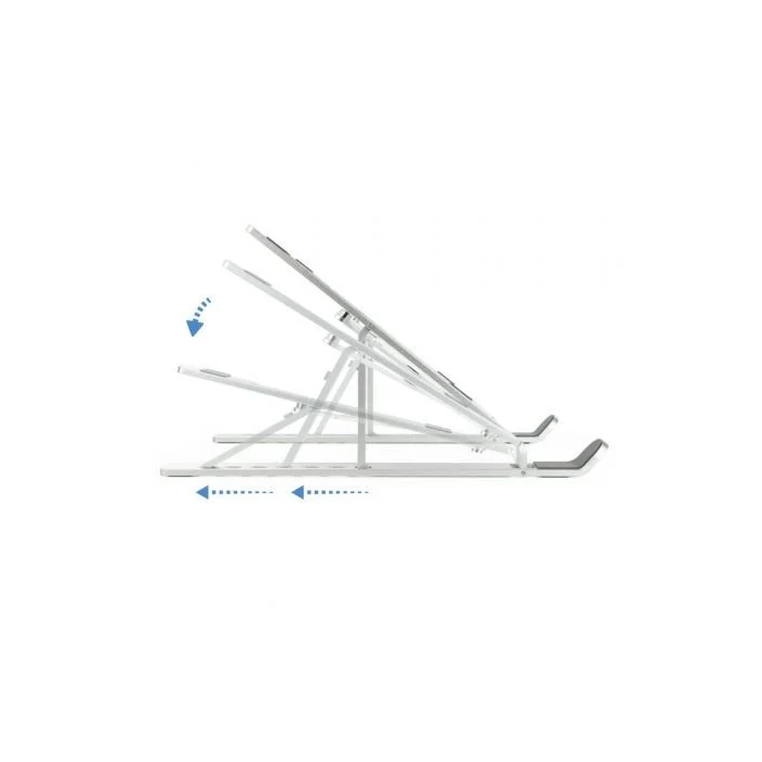 TooQ TQLRS0033-AL Soporte para Portátiles hasta 15" y Tablets Elevador Plegable Plata