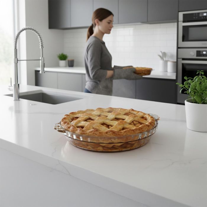 Molde Cake Redondo Horno Boro Ocuisine Vidrio Ô Cuisine 26x23x5 cm Molde Cake Redondo Horno Boro Ocuisine Vidrio Ô Cuisine 26x23x5 cm