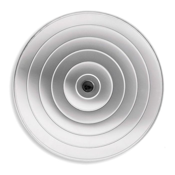 Vaello Tapa de aluminio lisa Ø28 cm Cromado Vaello Tapa de aluminio lisa Ø28 cm Cromado