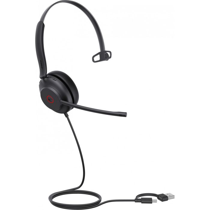 Yealink UH35 Mono Teams Auriculares con Diadema, Conexión USB-C y USB-A para Llamadas y Música, Color Negro 3 Yealink UH35 Mono Teams Auriculares con Diadema, Conexión USB-C y USB-A para Llamadas y Música, Color Negro 3