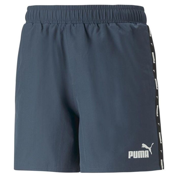 Pantalón Corto Deportivo Unisex Puma Ess+ Tape Azul oscuro Pantalón Corto Deportivo Unisex Puma Ess+ Tape Azul oscuro