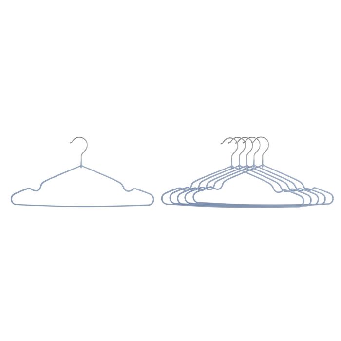 Set de 5 perchas de metal plastificado 40 cm - Confortime por Inde (18 Unidades) 5